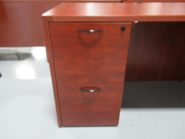 Cherry L-Shape Desk 36x72, 24x42 - Image 7