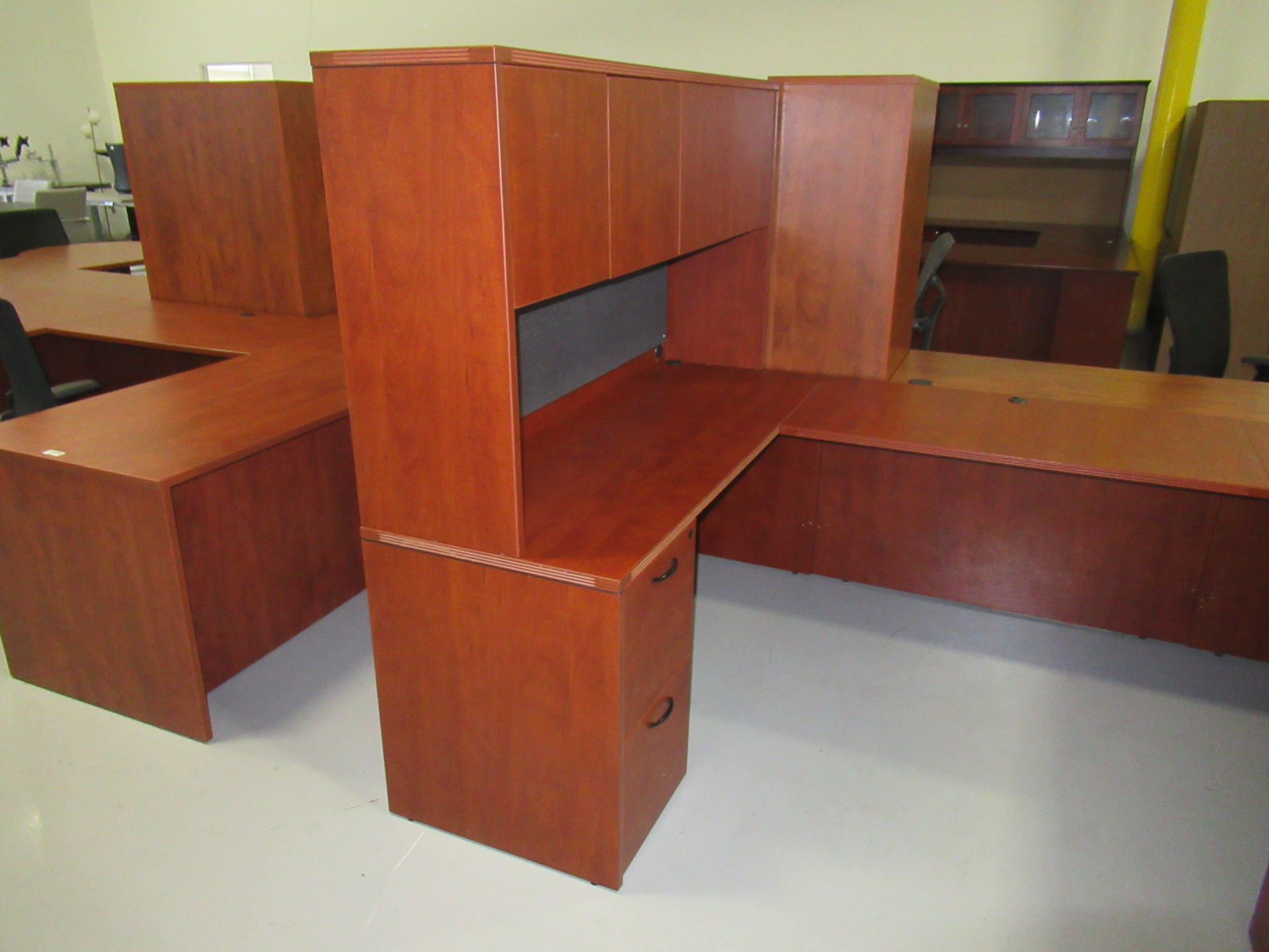 Used Laminate Bowfront Desk Orlando