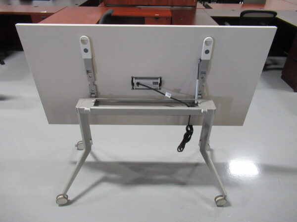 Haworth Flip-Top Training Table w/ powered grommet - Image 5