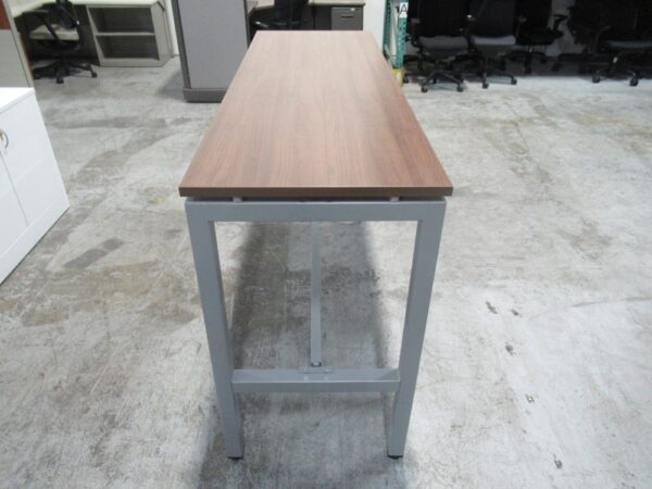 Rectangle High-Top Table - Walnut - Image 2