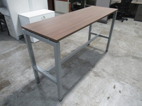 Rectangle High-Top Table - Walnut - Image 3