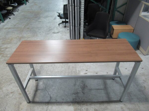 Rectangle High-Top Table - Walnut