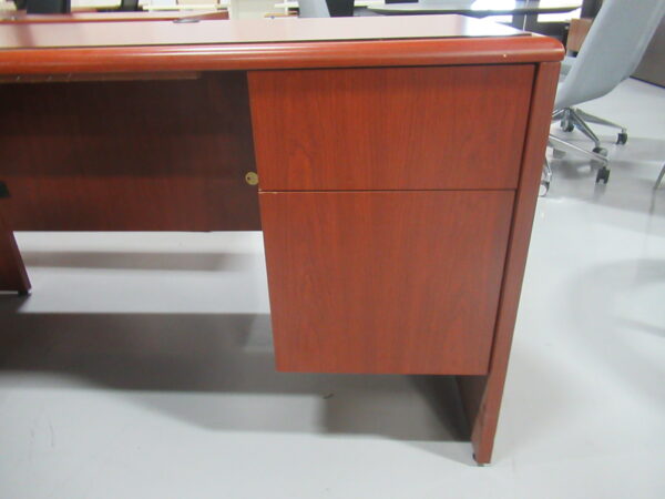 Cherry L-Shape Desk - Image 7