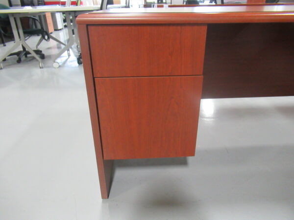 Cherry L-Shape Desk - Image 8