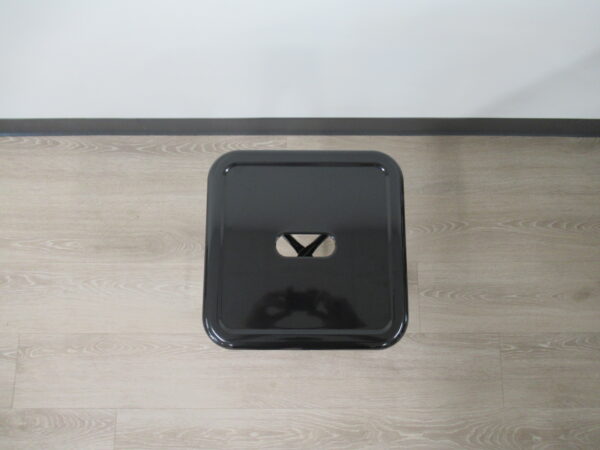 Black Metal Stool - no back - Image 4