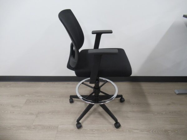 NDI - Baker Series Mesh Back Stool - Black - Image 3