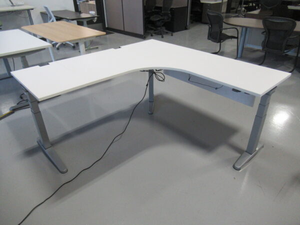 #8 Featured Item - Steelcase- L-Shape Sit/Stand Desk - 70" x 70" - Image 4