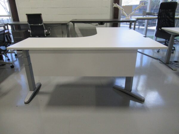 #8 Featured Item - Steelcase- L-Shape Sit/Stand Desk - 70" x 70" - Image 2