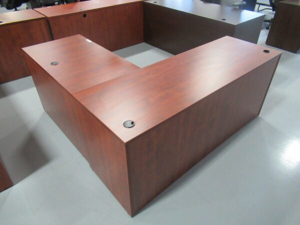 Cherry L-Shape Desk - 20% OFF Sale - Image 2