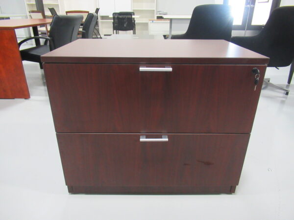 OTG Mahogany 2-Drawer Lateral File