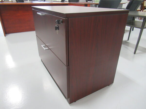 OTG Mahogany 2-Drawer Lateral File - Image 4