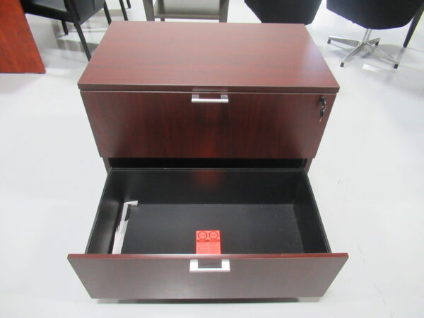 OTG Mahogany 2-Drawer Lateral File - Image 8