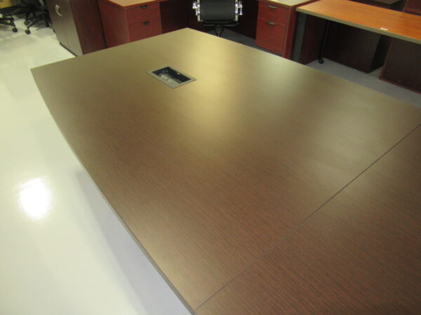 18 FT x 60"W Espresso Conference Table - Image 12