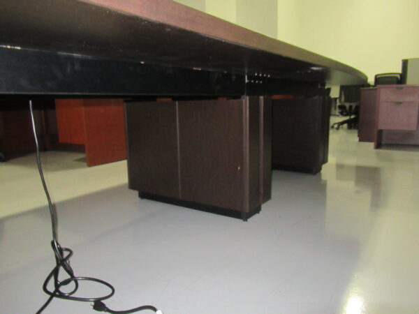 18 FT x 60"W Espresso Conference Table - Image 13