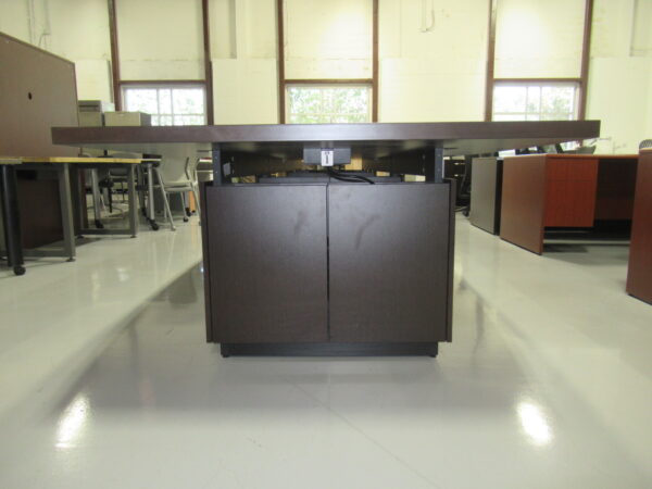 18 FT x 60"W Espresso Conference Table - Image 3