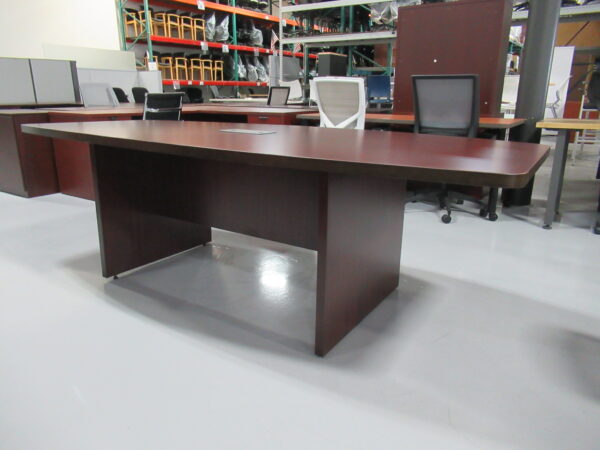 Mahogany ConferenceTable - 43.5"W x 8 FT - Image 5