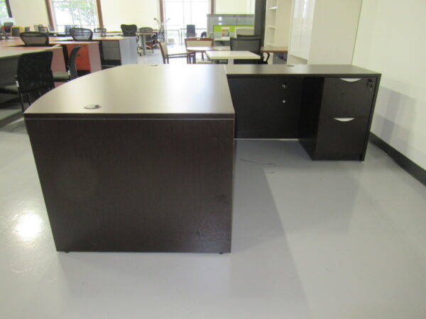 OTG Bowfront L-Shape Desk Espresso - Image 5