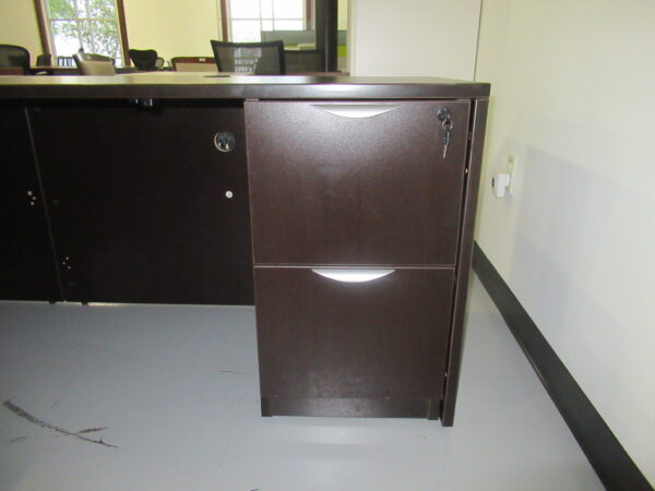 OTG Bowfront L-Shape Desk Espresso - Image 7