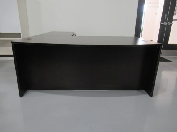 OTG Bowfront L-Shape Desk Espresso - Image 2