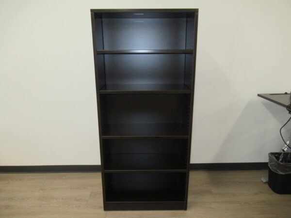 OTG Espresso Bookcase - 32"W x 70"H x 14"D