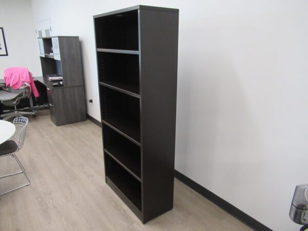 OTG Espresso Bookcase - 32"W x 70"H x 14"D - Image 2