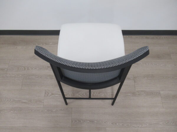 OTG Counter Height Mesh Back Stool- Black/White - Image 4