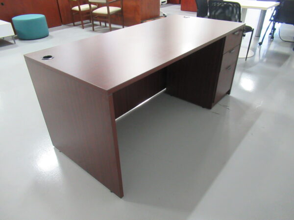 Mahogany Straight Desk - Image 5