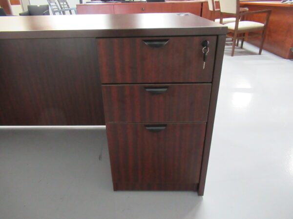 Mahogany Straight Desk - Image 6