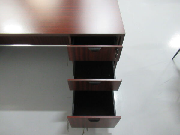 Mahogany Straight Desk - Image 7