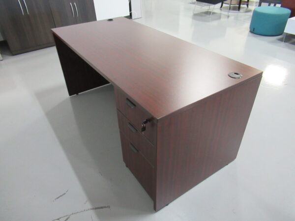 Mahogany Straight Desk - Image 8