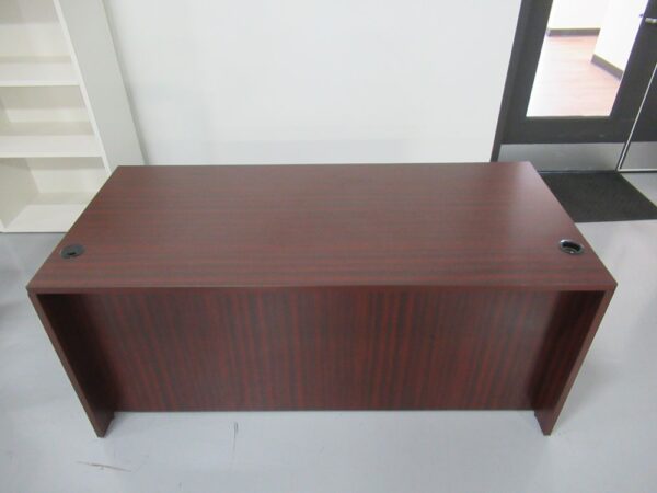 Mahogany Straight Desk