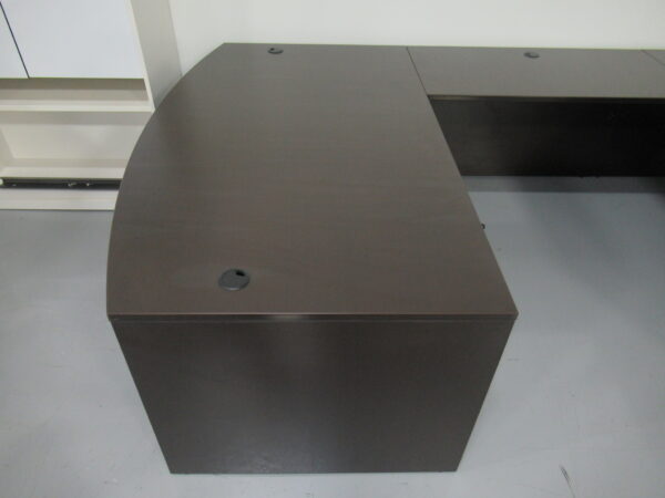OTG Bowfront U-Shape Desk Espresso - Image 7