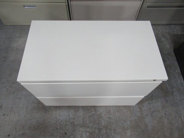 Herman Miller 2-Drawer Lateral File - 36"W, White - Image 2