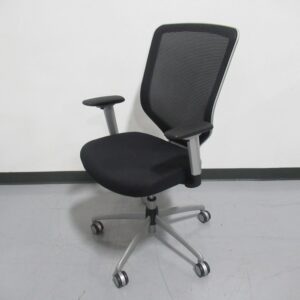 Mesh back Office Chair - Black and Silver